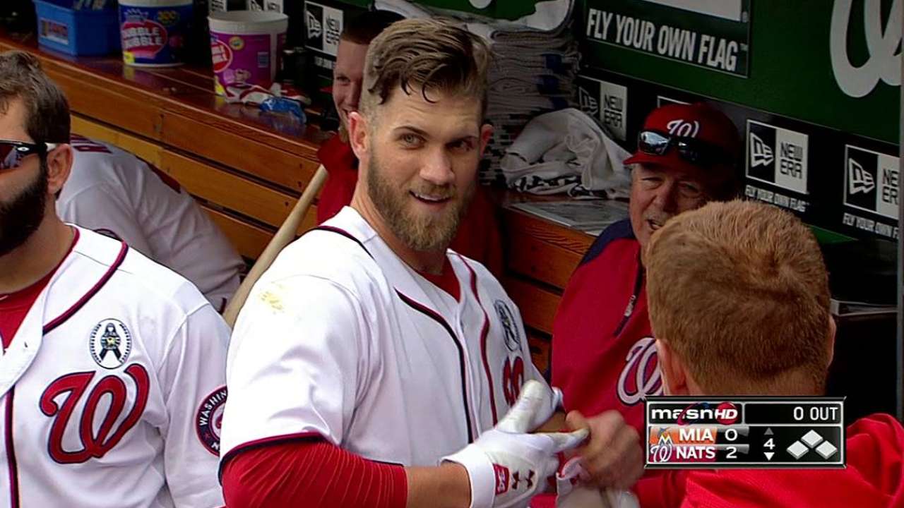 When it comes to pitchers, Harper a quick study