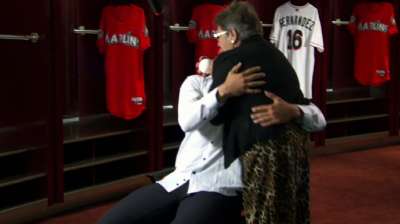 Fernandez thankful for reunion with his grandmother