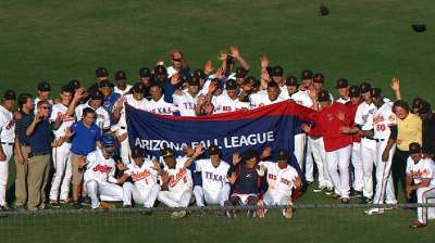 Stellar pitching helps Surprise top Mesa for AFL title