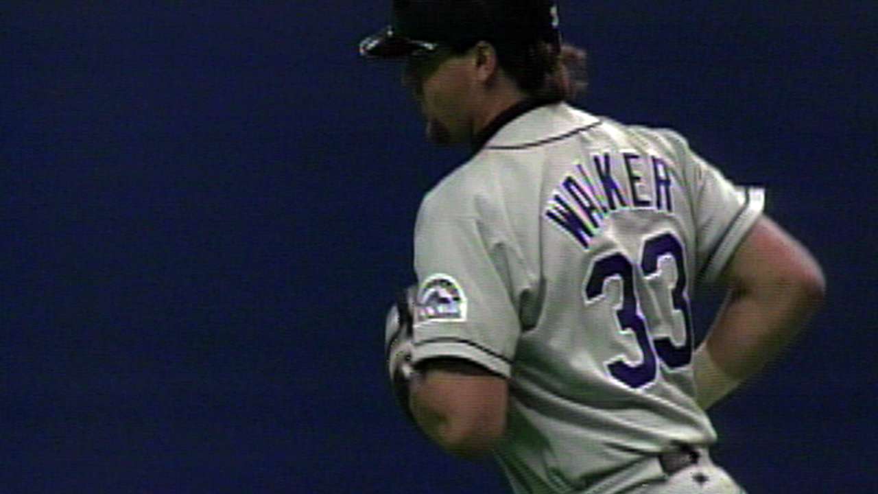 Walker OKs Morneau wearing No. 33 with Rockies