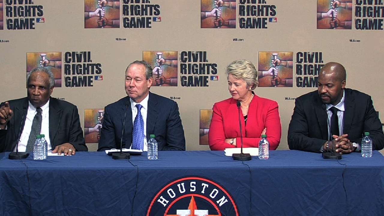 MLB, Astros announce details of '14 Civil Rights Game