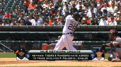 Hot Stove roundup: A blockbuster by Rangers, Tigers