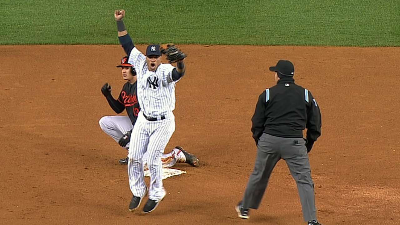 Like no other: Yanks' triple play first of its kind