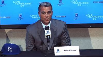 Royals, Moore agree to two-year contract extension