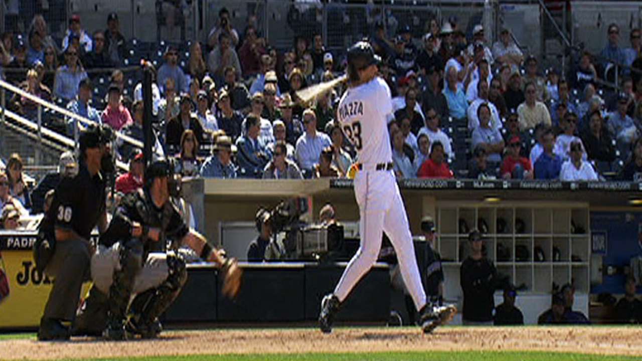 Piazza's 400th home run