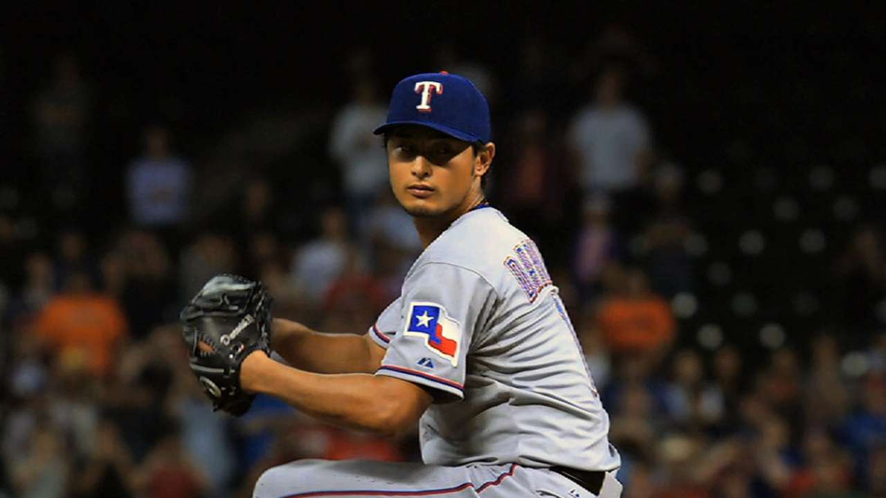 Darvish gets Opening Day nod for Rangers