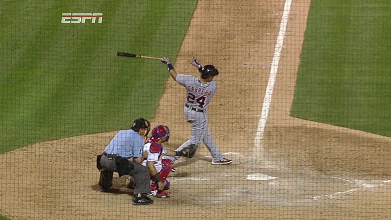 Cabrera da tres jonrones pero Rangers prevalecen