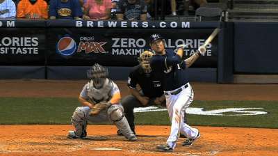 Brewers working multiple fronts in first-base search