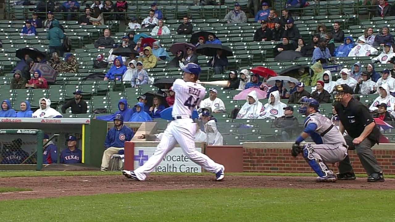 In young season, Rizzo launches longest HR