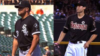 Halos swap Trumbo for pitching in three-way deal