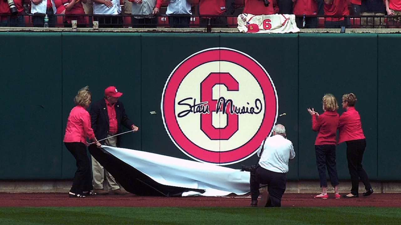 Cards honor 'Stan the Man' before home opener