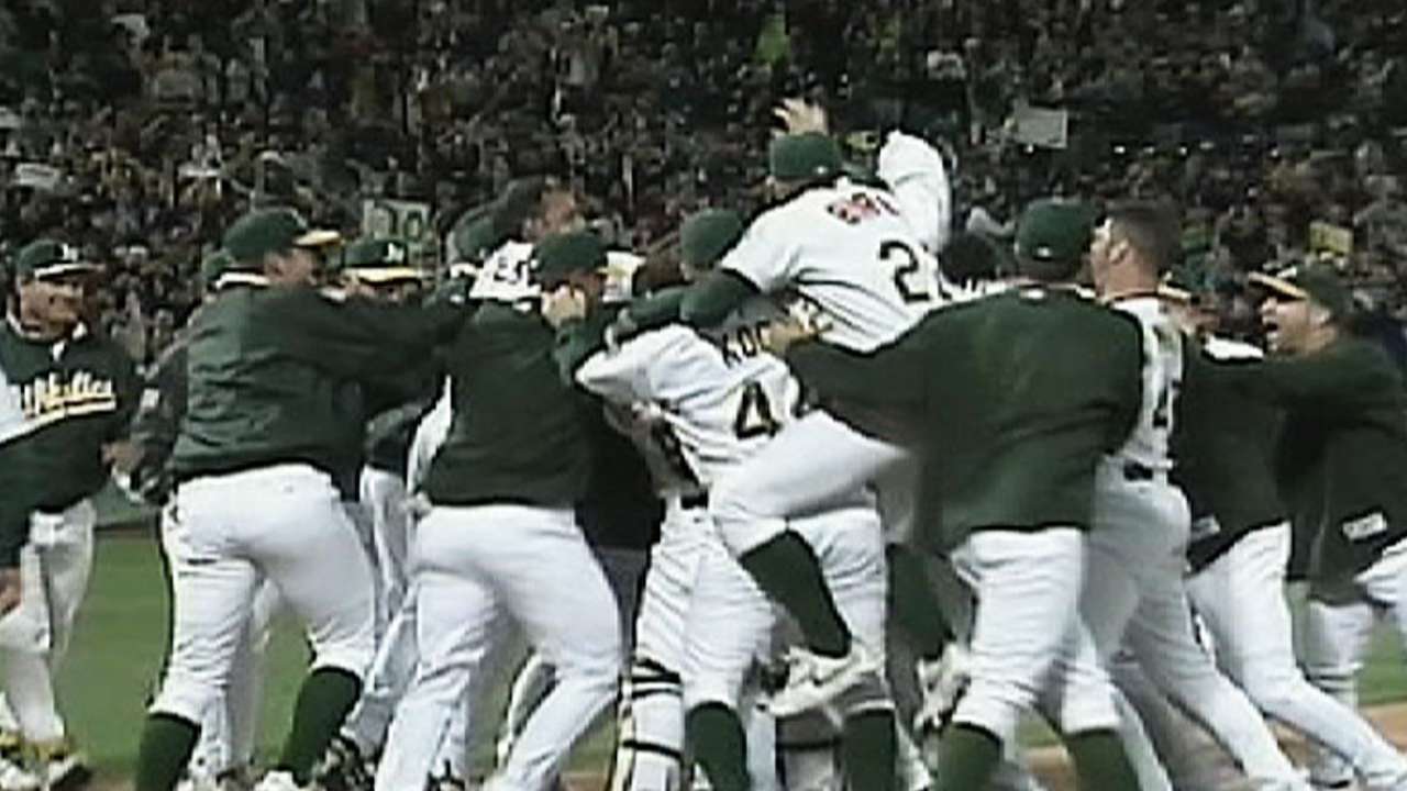 Heat's streak stirred memories of A's historic run