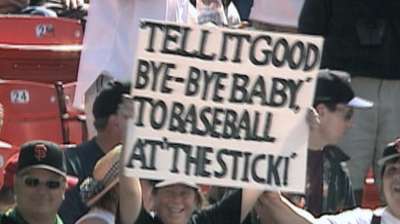Candlestick Park braces for its final goodbye