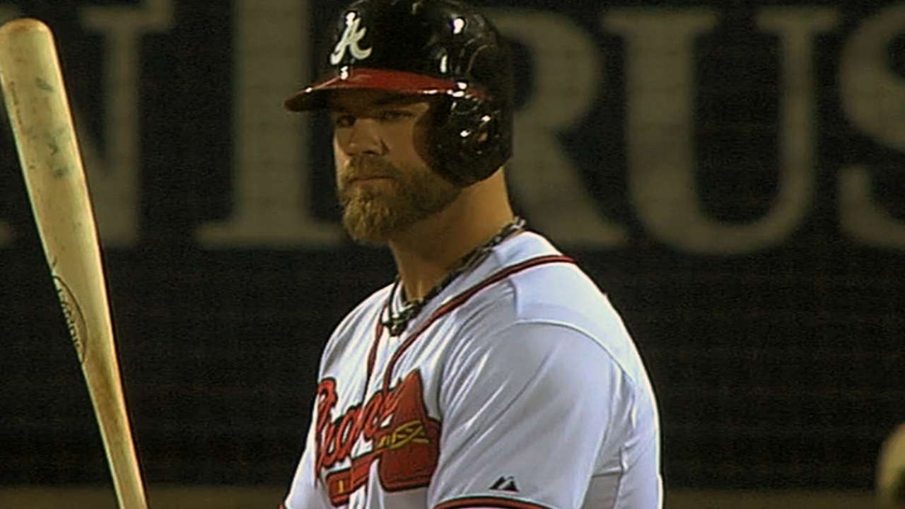 With Gattis, Braves aim to extend dish consistency
