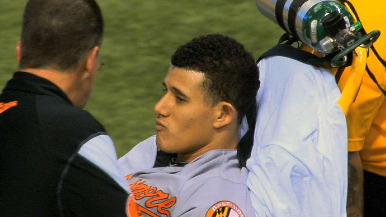 Orioles seeking update on Machado at minicamp
