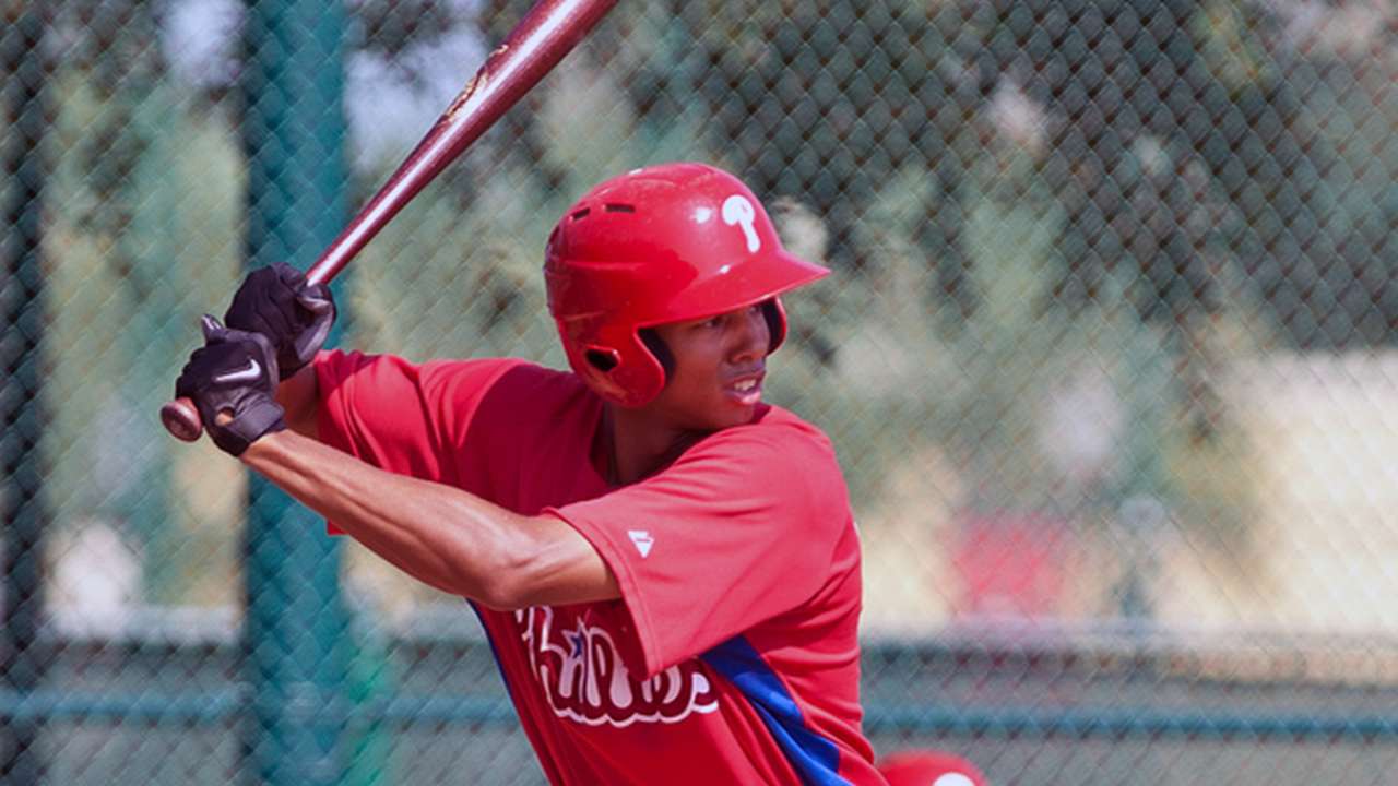 Prospect Altherr offers speed, power to Phillies
