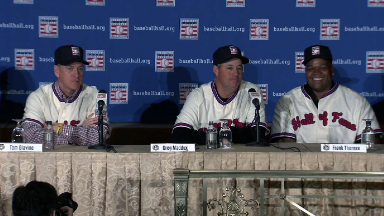 Maddux, La Russa won't have logos on Hall caps