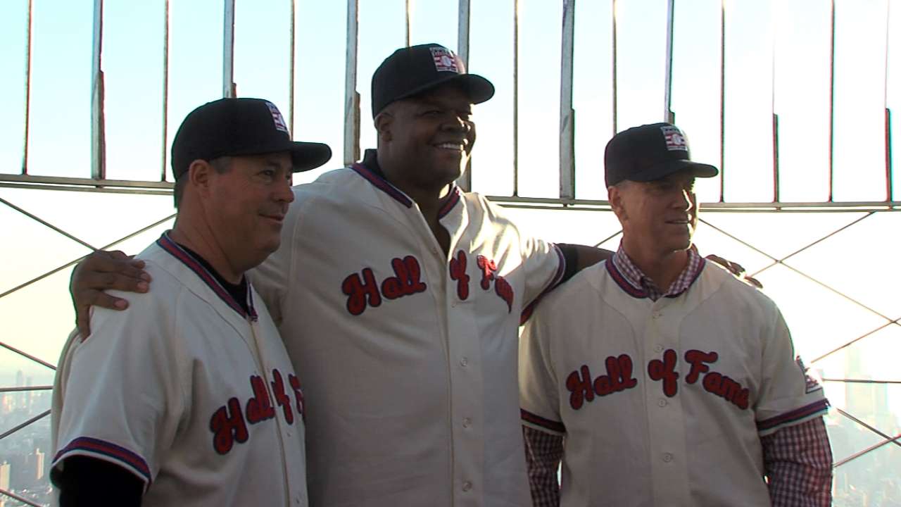 Hall of Famers on top of the world in New York