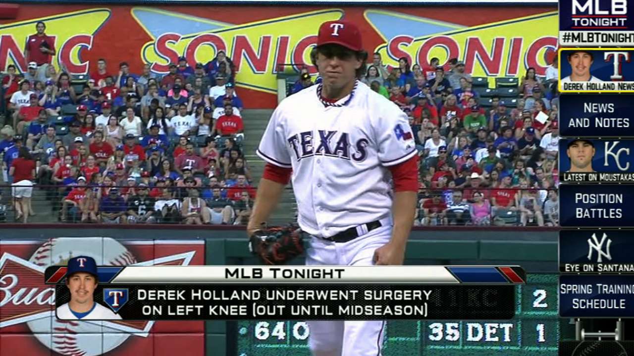 Hot Stove roundup: Rangers to start without Holland