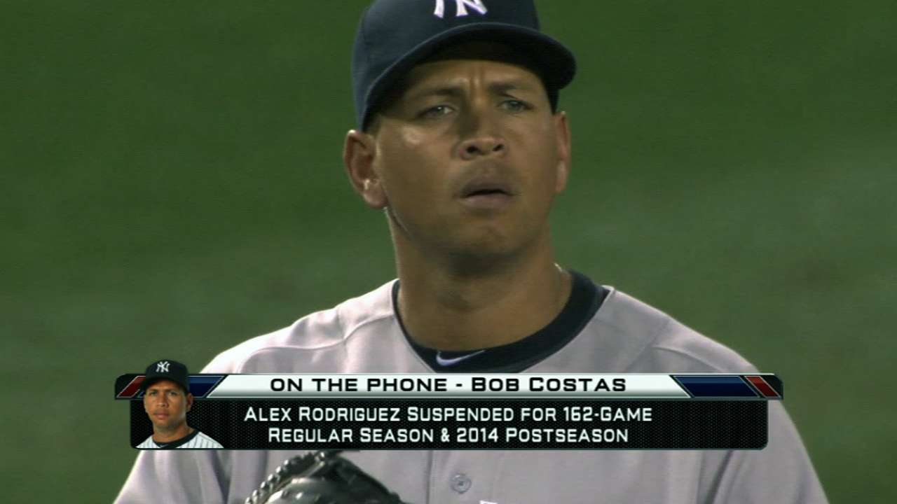 MLBPA 'strongly disagrees' with A-Rod ruling