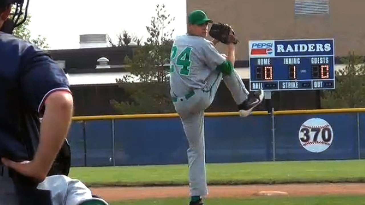 Ball fires five scoreless frames but gets no-decision