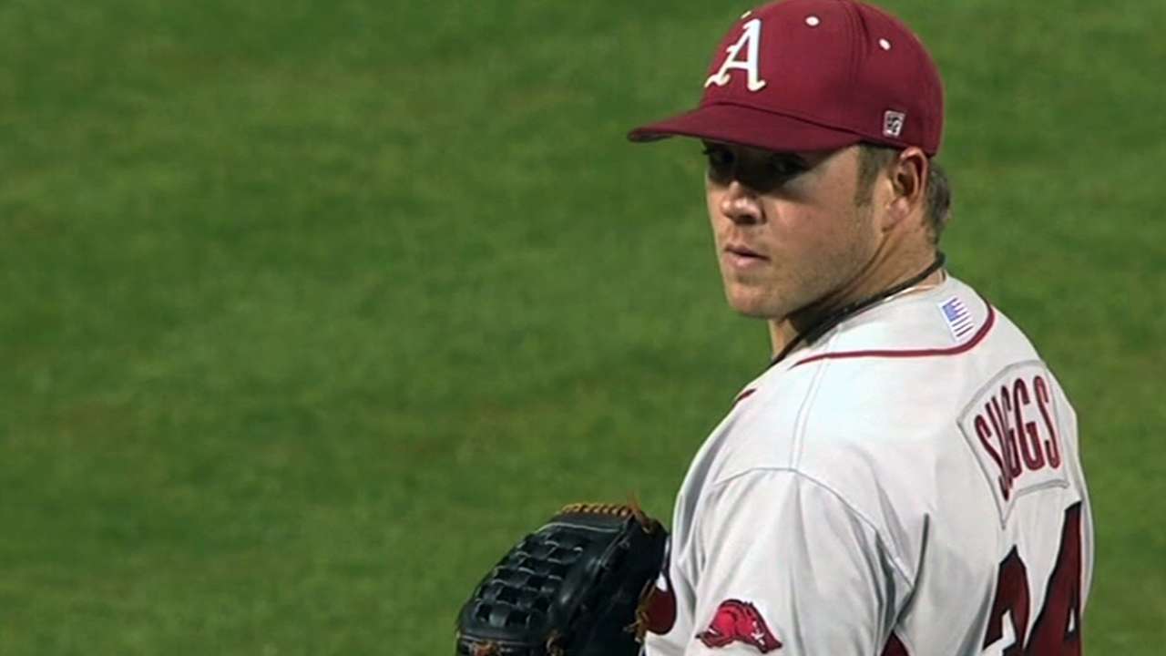 Prospect Suggs lends another power arm