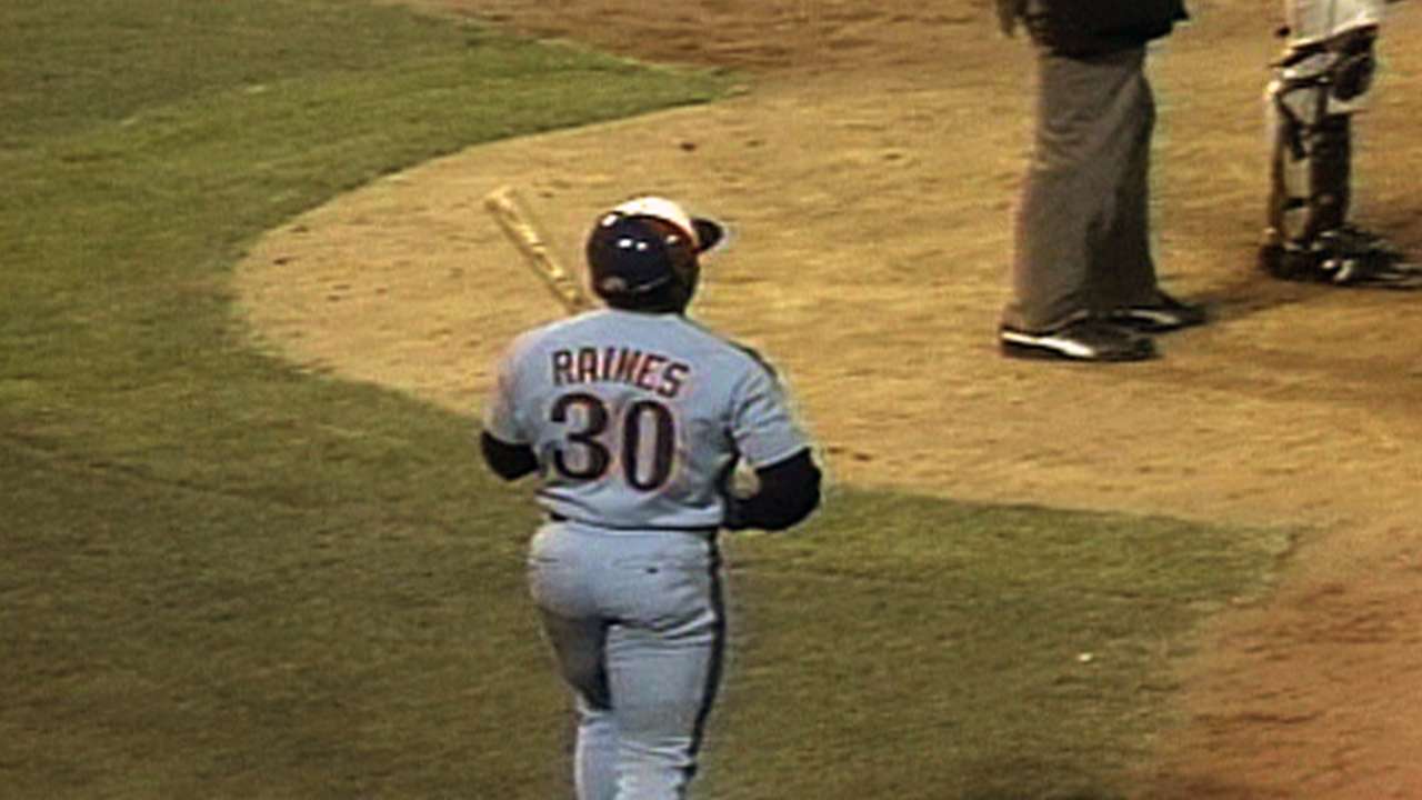 Voting for Raines dips on Hall of Fame ballots