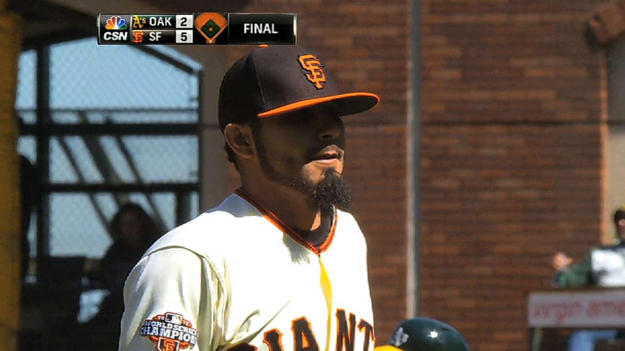 Bochy not concerned by pitchers' struggles
