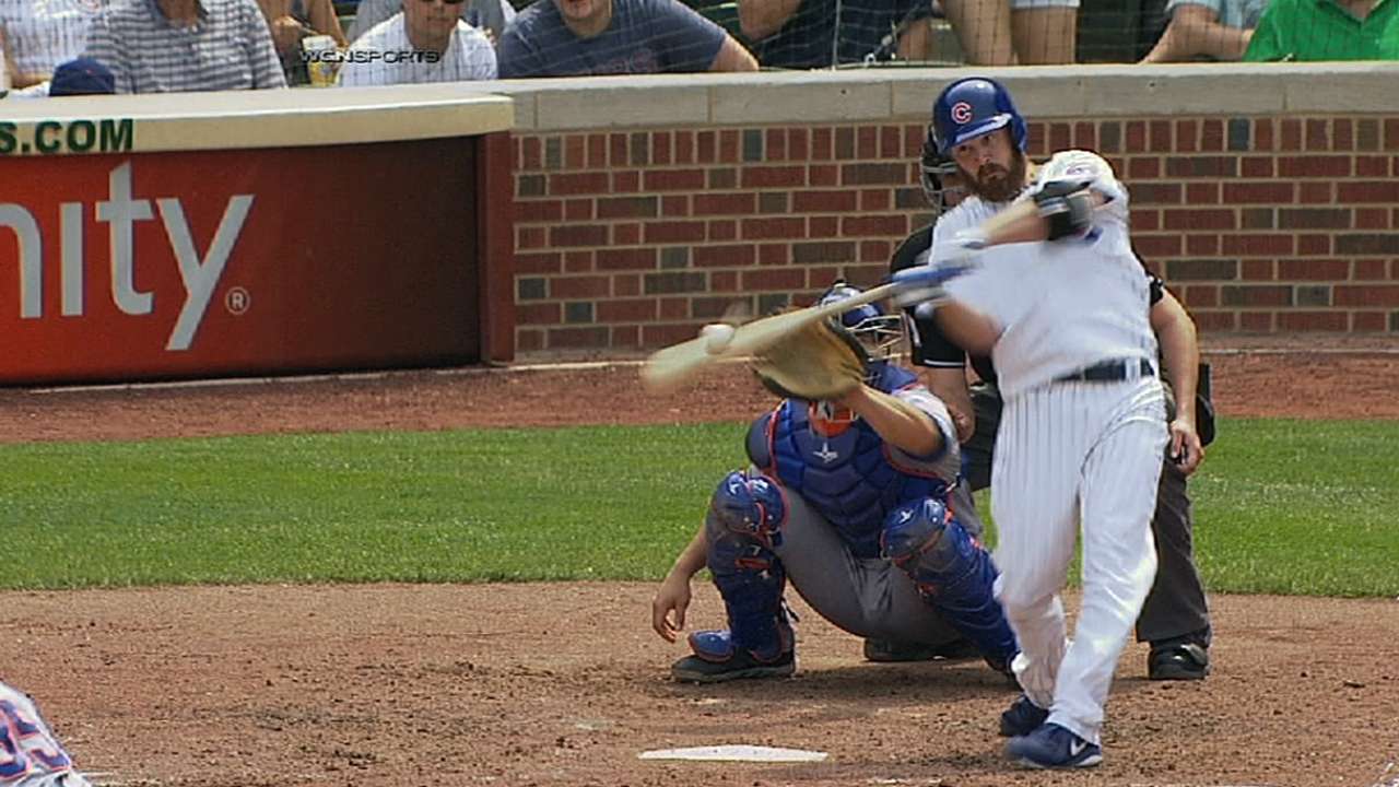 Cubs helped, hurt by homers in loss to Mets
