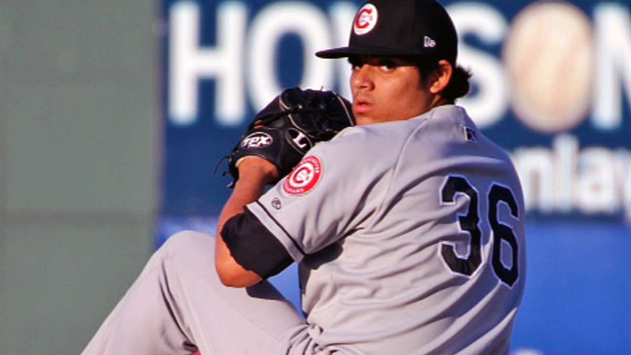 Toronto's No. 2 prospect returns from TJ surgery