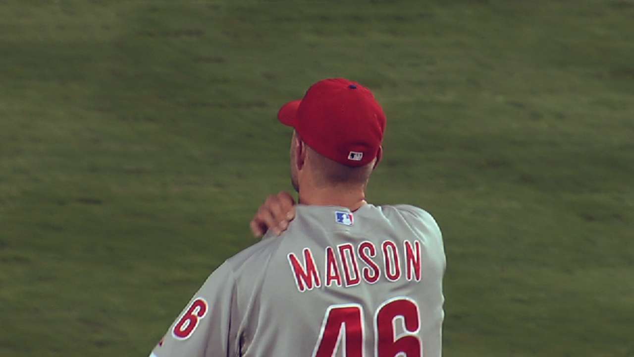 Brewers monitor Madson's comeback attempt