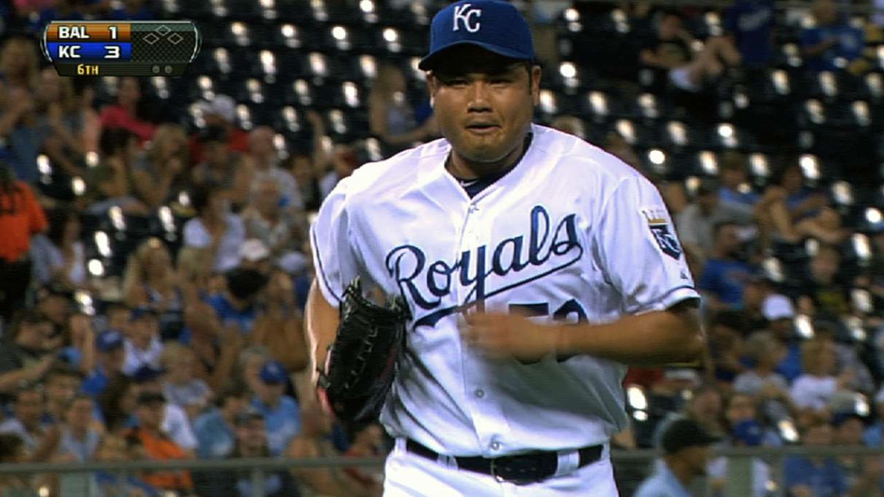 Spring workout with Royals saved Chen's career