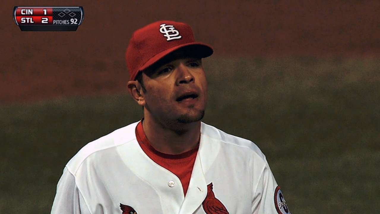 Garcia throws painless bullpen session