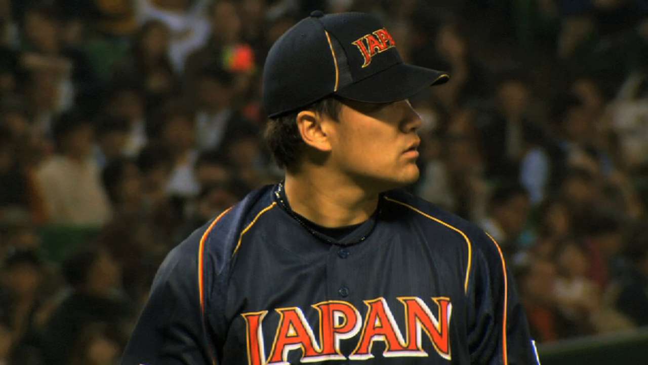 Tanaka meeting media at Stadium today