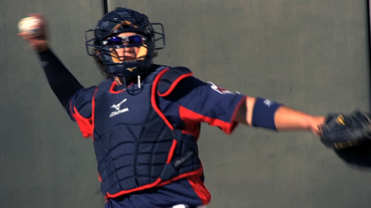 Wolters has right stuff for transition to catcher