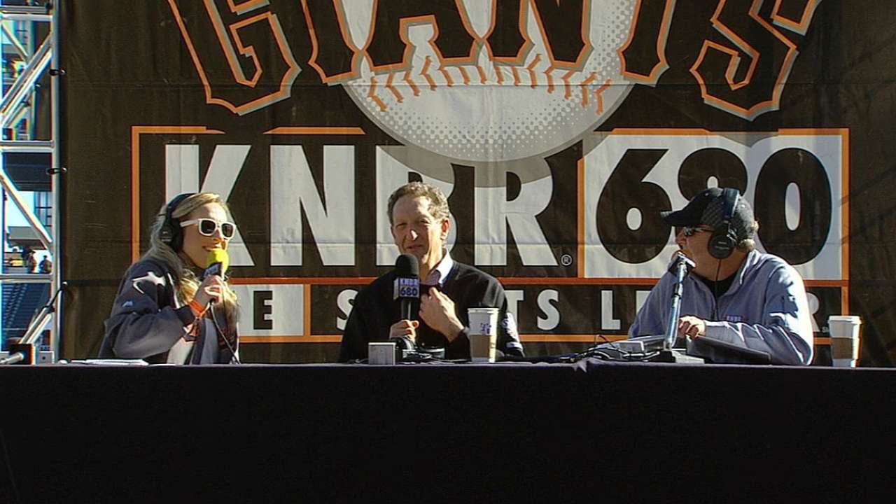 Team president Baer appreciates Giants fans' support