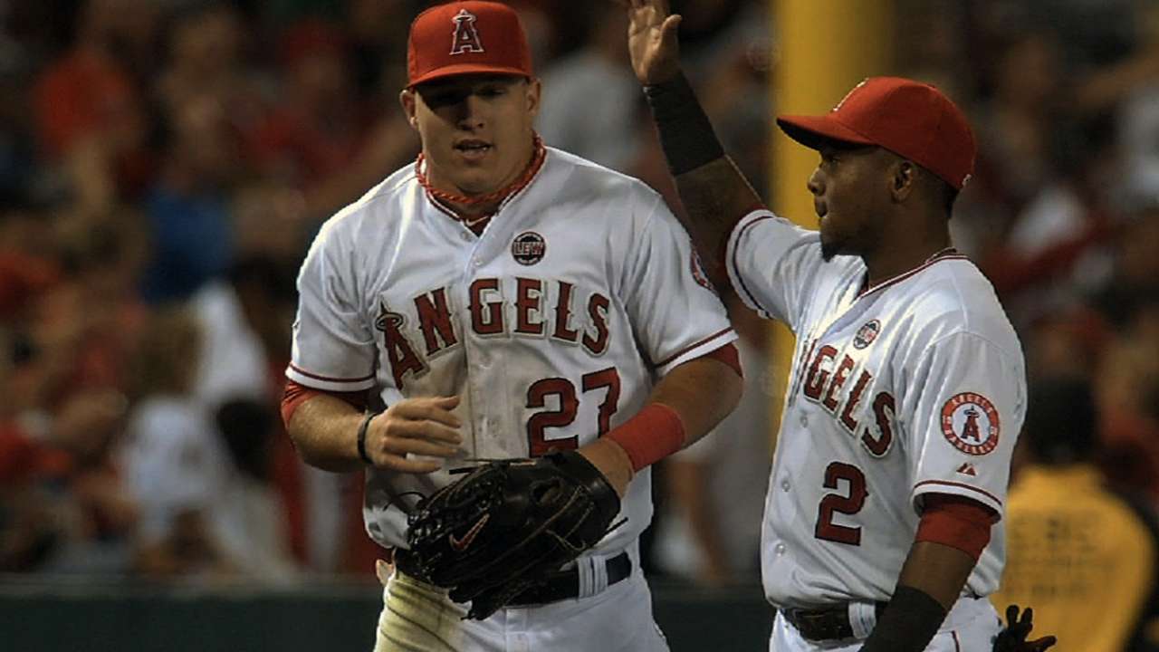 Do-it-all Trout leads loaded outfield