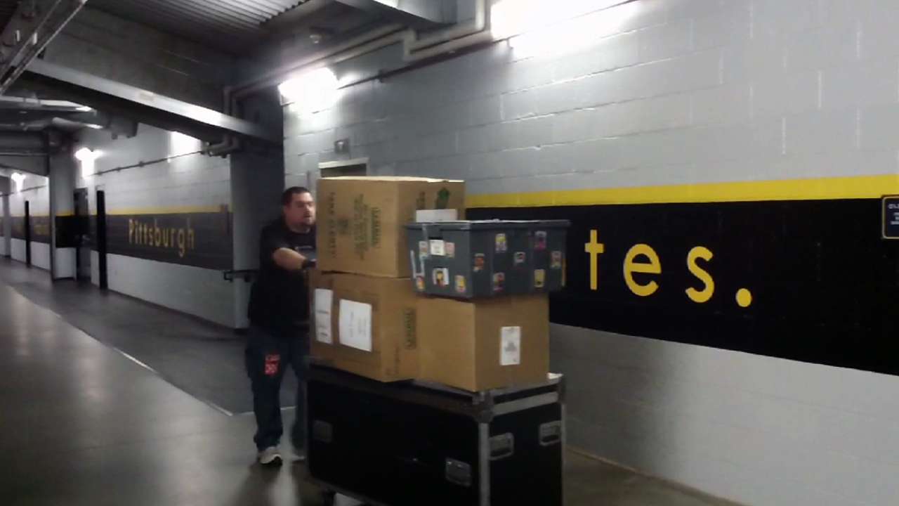 Amid ice, snow, Pirates truck packed, off to Florida