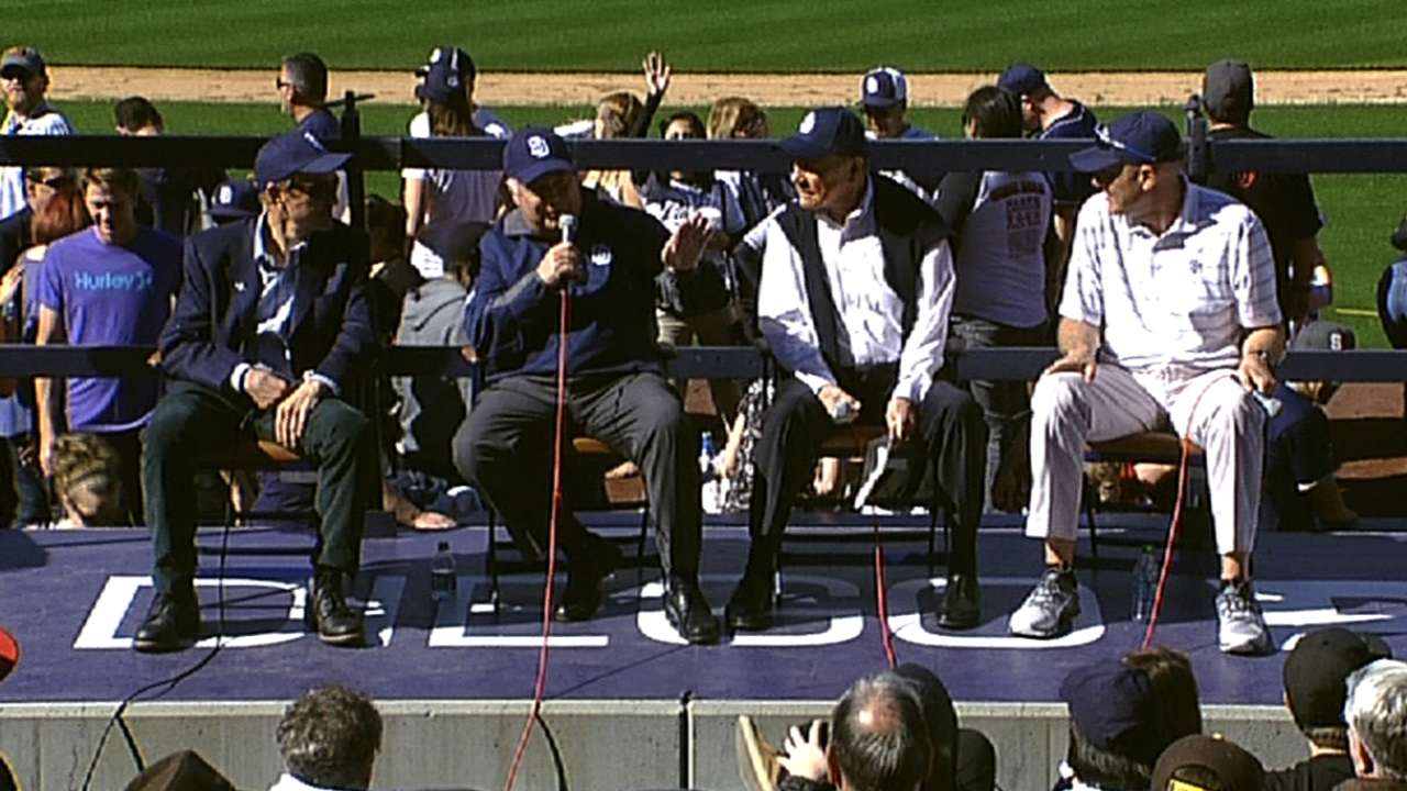 Padres president reflects on ballpark, fan connection