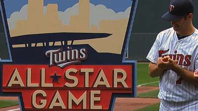 Twins hold ceremony to unveil All-Star logo