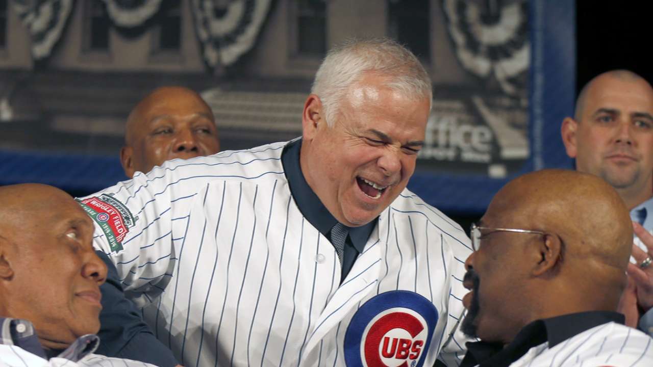 Upbeat Renteria looks at positive side of things