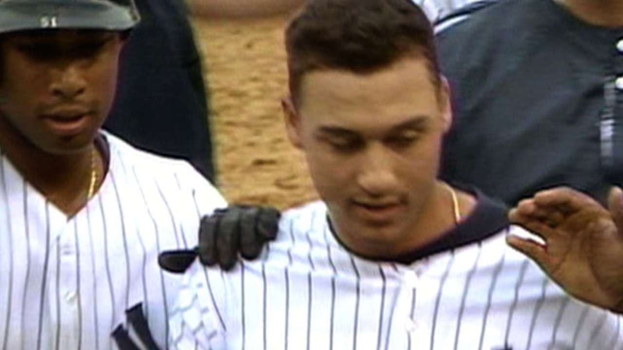 Jeter's first career walk-off