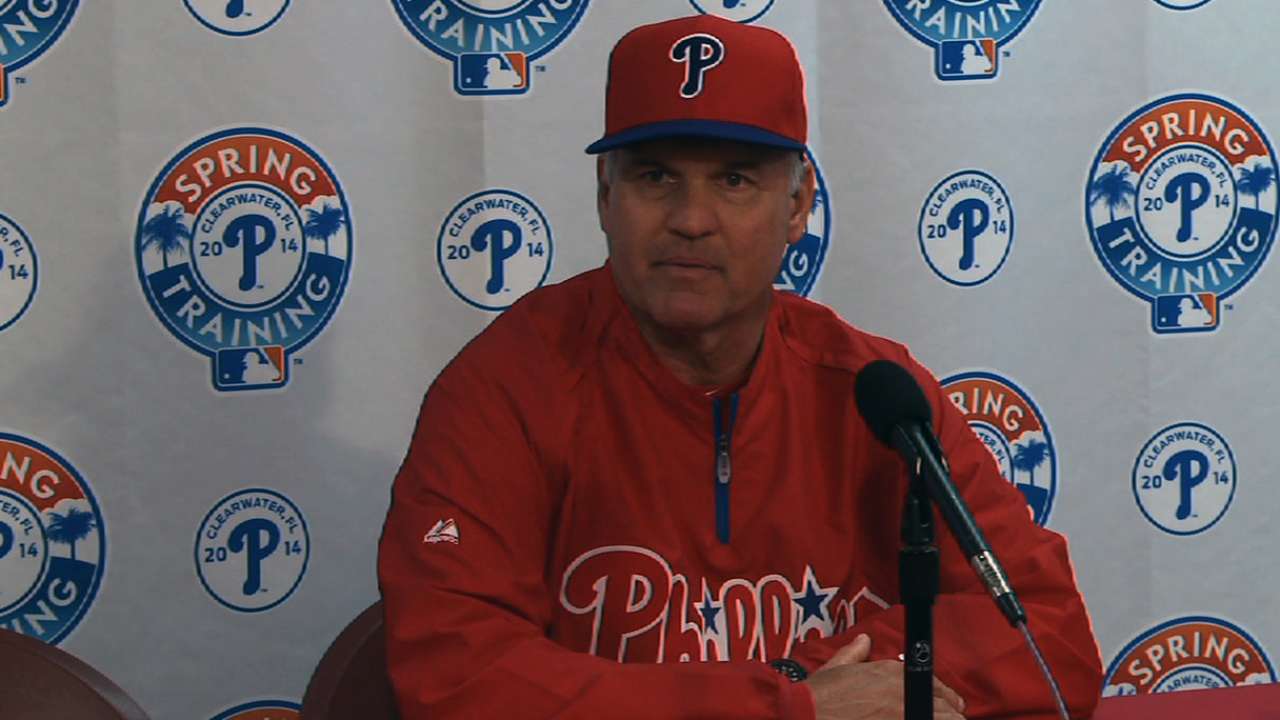 Sandberg sets tone as spring workouts begin
