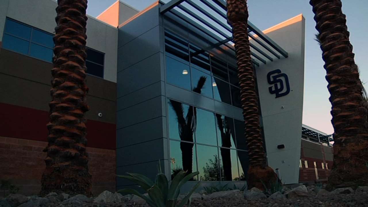 Padres move into upgraded Spring Training facility