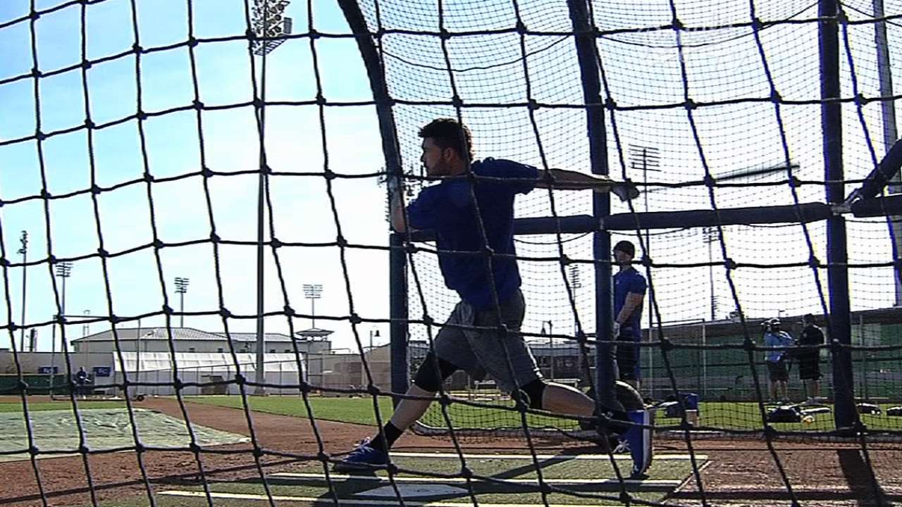 Pitchers, catchers finish first official practice