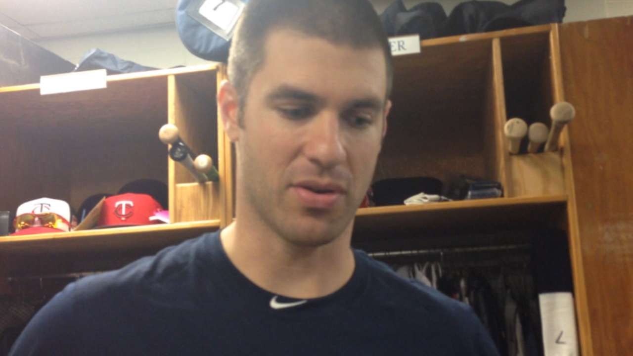 As first baseman, Mauer looks to catch on quickly