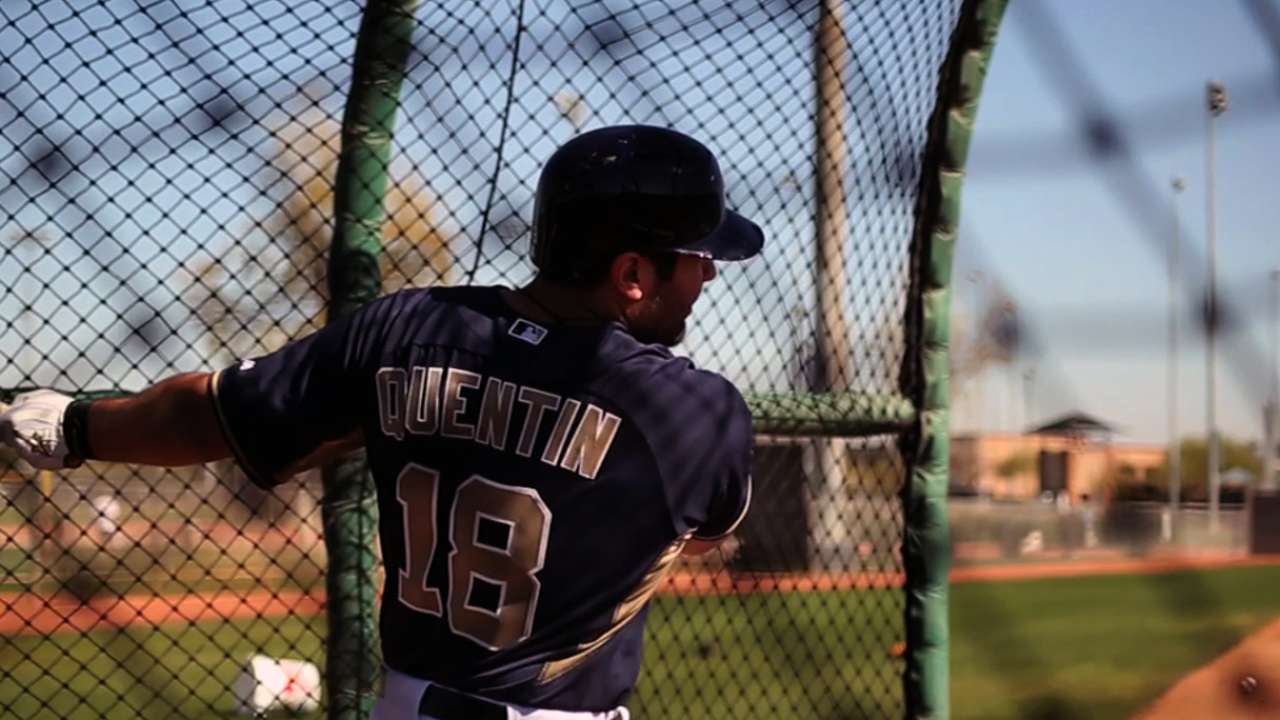 Quentin finally gets a chance to test out knee
