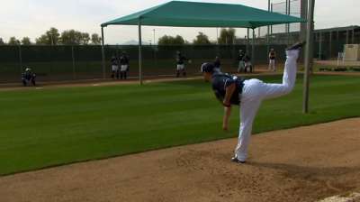 Brewers to get first game look at Garza on Sunday