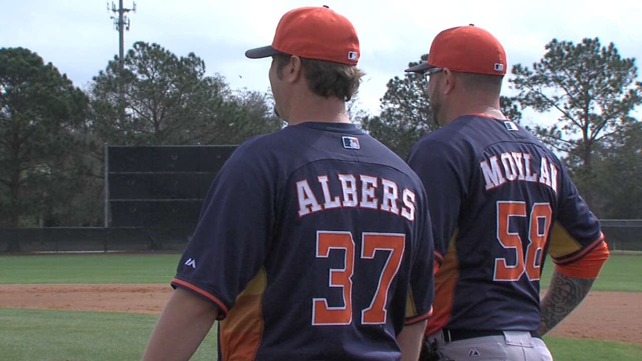 Astros' young bullpen ready to carry load
