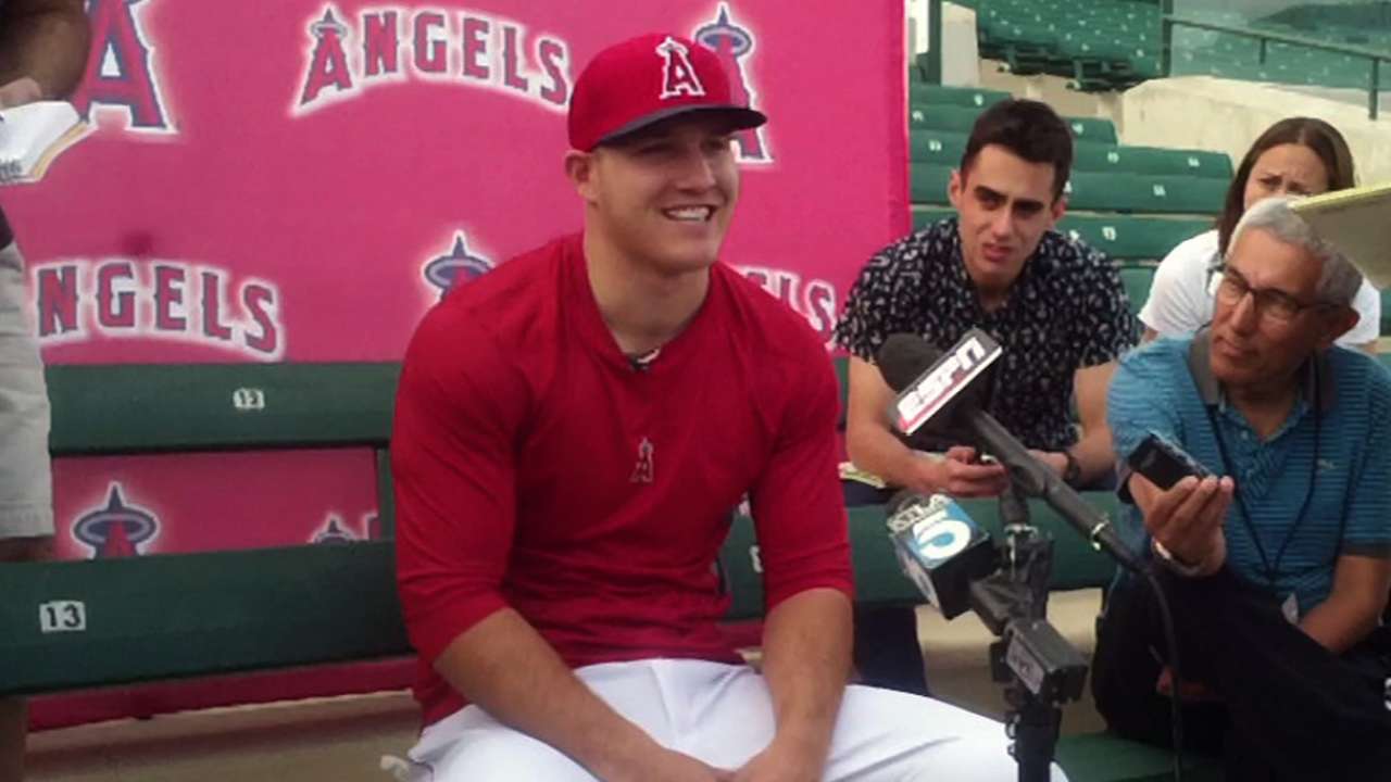 Trout extension won't need to wait until regular season